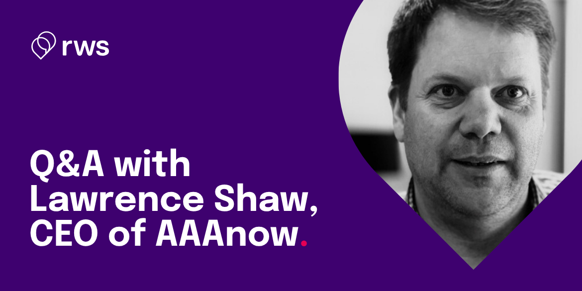 Lawrence Shaw, CEO of AAAnow, featured in an RWS Q&A about redefining digital governance.